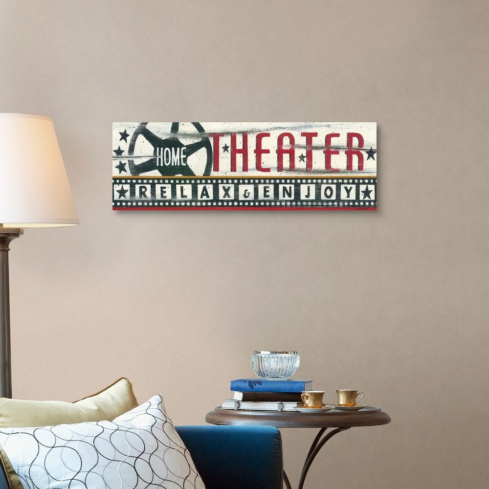 Linda Spivey Home Theater Canvas Wall Art Print - 36