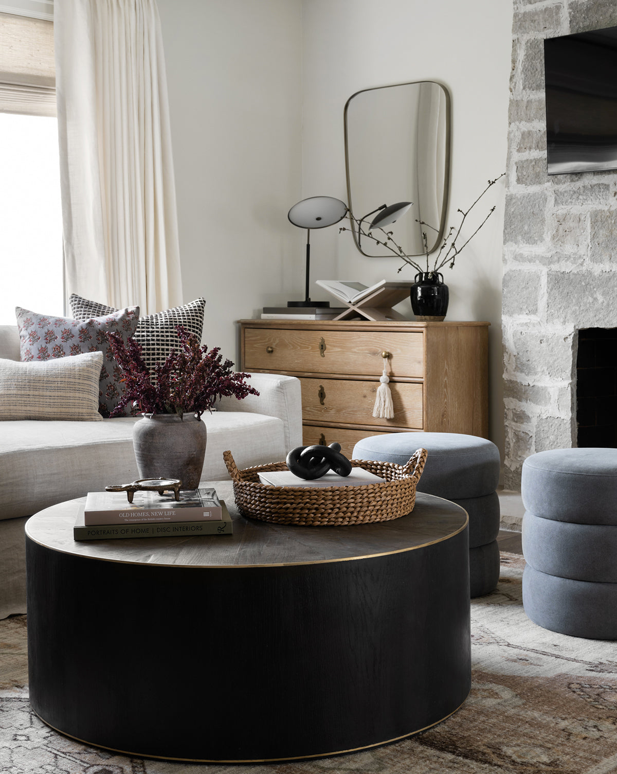 Modern Paxton Coffee Table - Solid Wood Living Room Center Table with Storage Shelf | Perfect for Small Spaces, Apartments & Cozy Home Decor