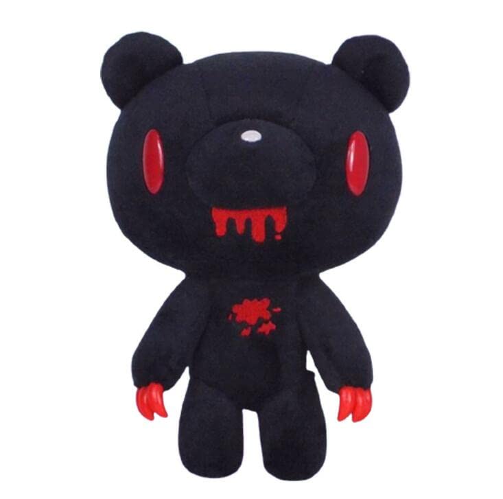 Black & Pink Gloomy Bear Plush Toy - Cute Violent Bear Stuffed Animal for Kids, Teens & Collectors - Perfect for Gifts, Room Decor & Cuddling