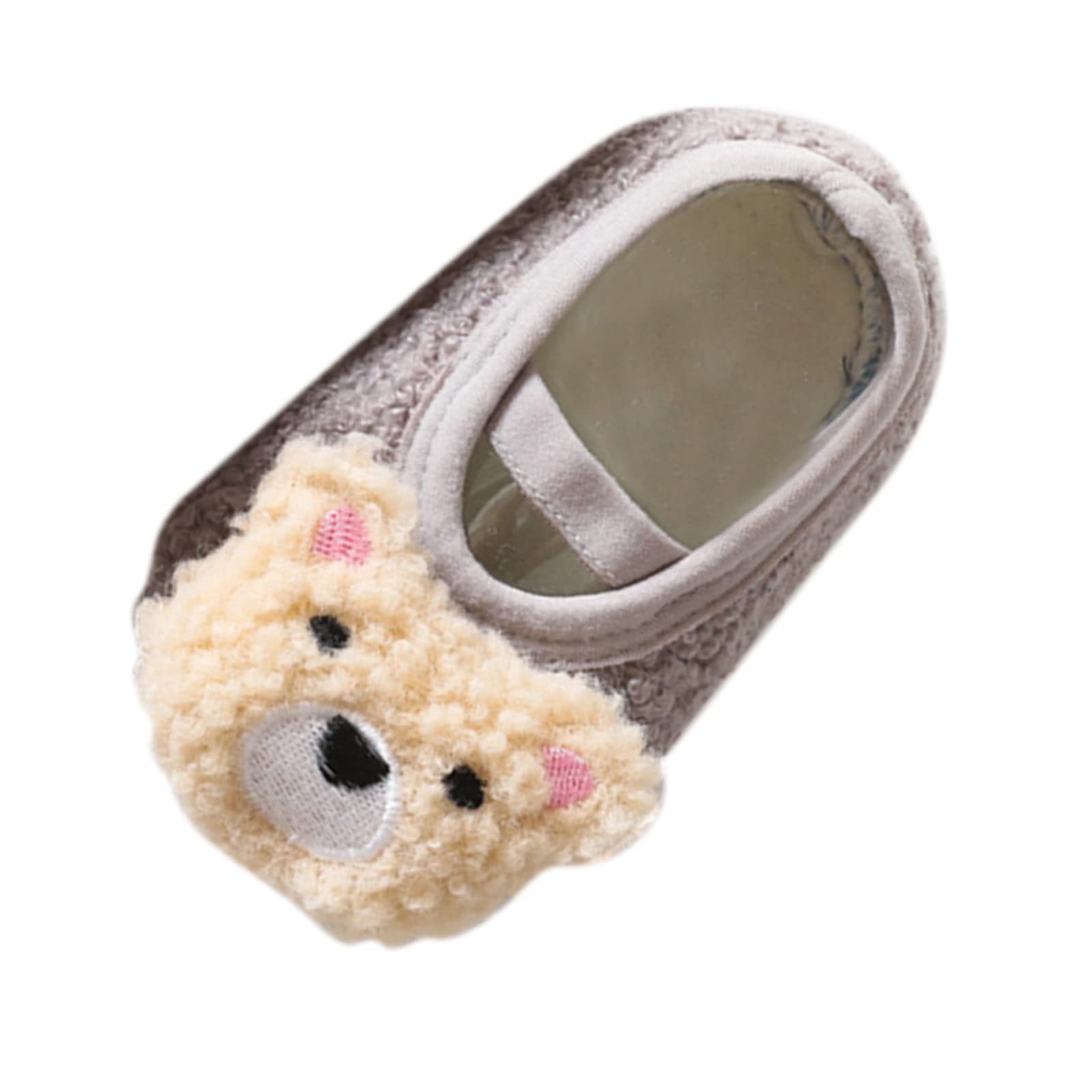 Kids Cartoon Slippers - Warm Indoor Shoes for Toddlers (Size 5) - Playtime & Home Use