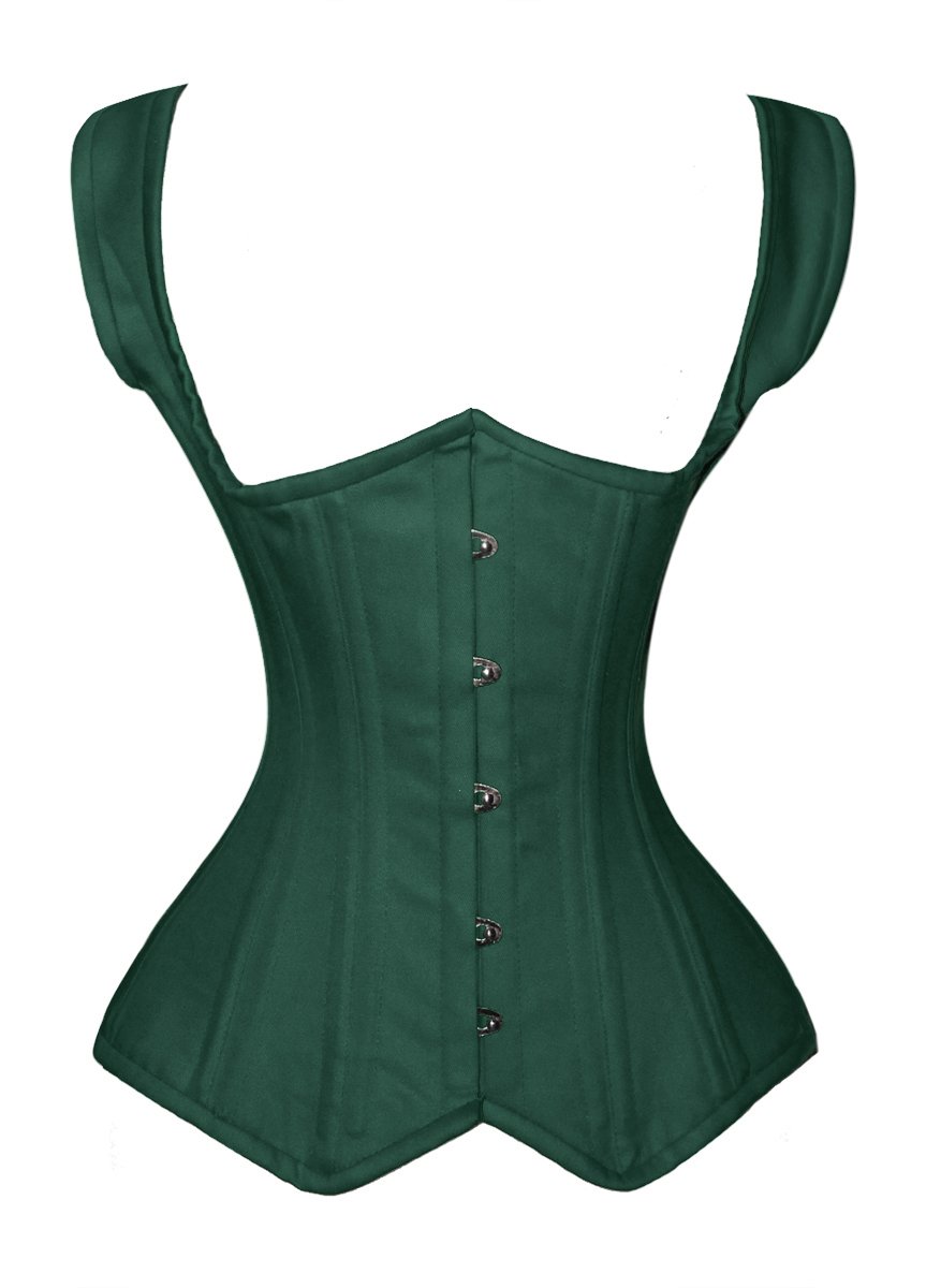 LuvSecret Lingerie Heavy Duty 26 Double Steel Boned Waist Trainer Corset - Cotton Underbust Shapewear for Women, Plus Size Body Shaper #8528 | Perfect for Waist Training, Cosplay, and Special Occasions