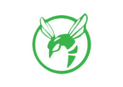 EW Designs Green Hornet Die-Cut Vinyl Bumper Sticker - 5
