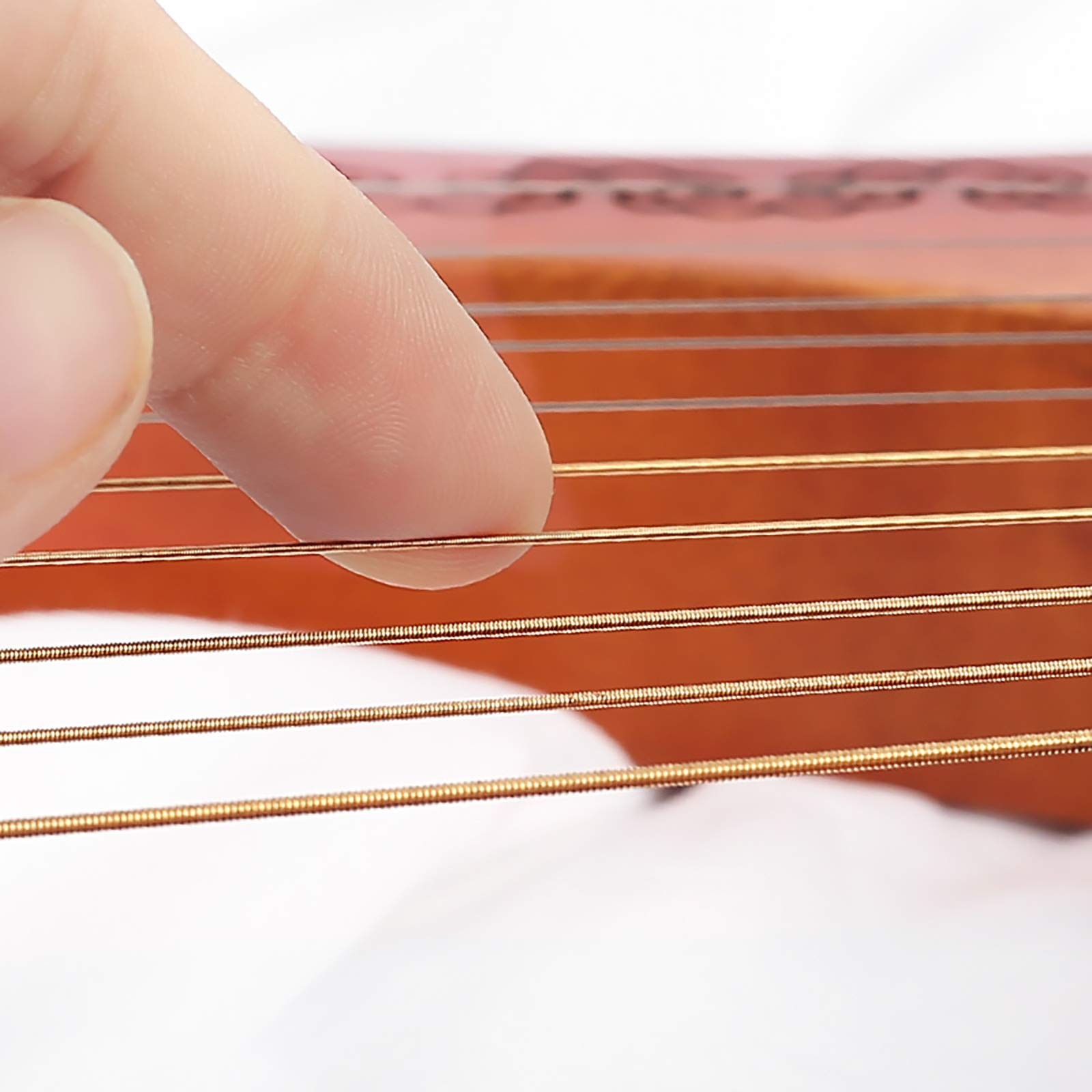 24 Strings Lyre Harp Replacement Strings - Metal, Brighter & More Durable for Celtic, Folk & Medieval Music Performance
