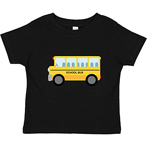 Inktastic Cute School Bus Graphic Baby T-Shirt - Soft Cotton Toddler Tee for Boys & Girls - Perfect for First Day of School, Daycare or Playdates
