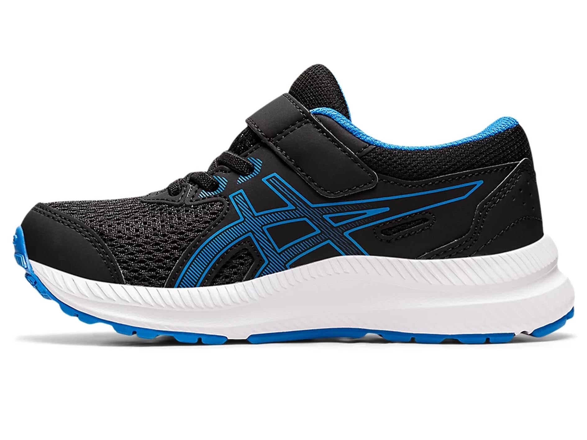 ASICS Kids Contend 8 PS Running Shoes - Lightweight Athletic Sneakers for Boys & Girls (Style 1014A258-004) - Perfect for School, Sports & Everyday Play