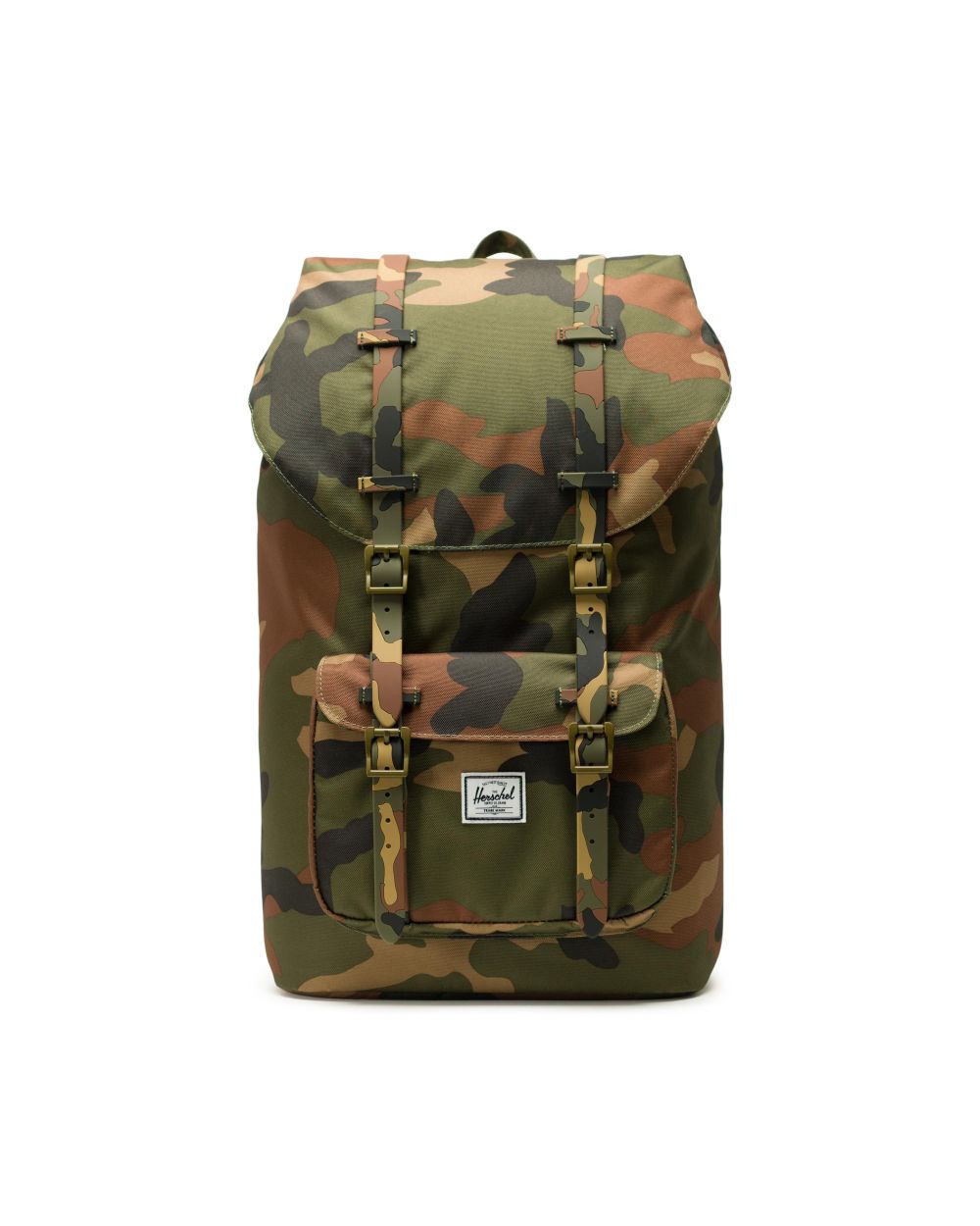 Herschel Supply Co. Little America Backpack - Woodland Camo Design | Durable & Stylish Laptop Backpack for Travel, School & Outdoor Adventures
