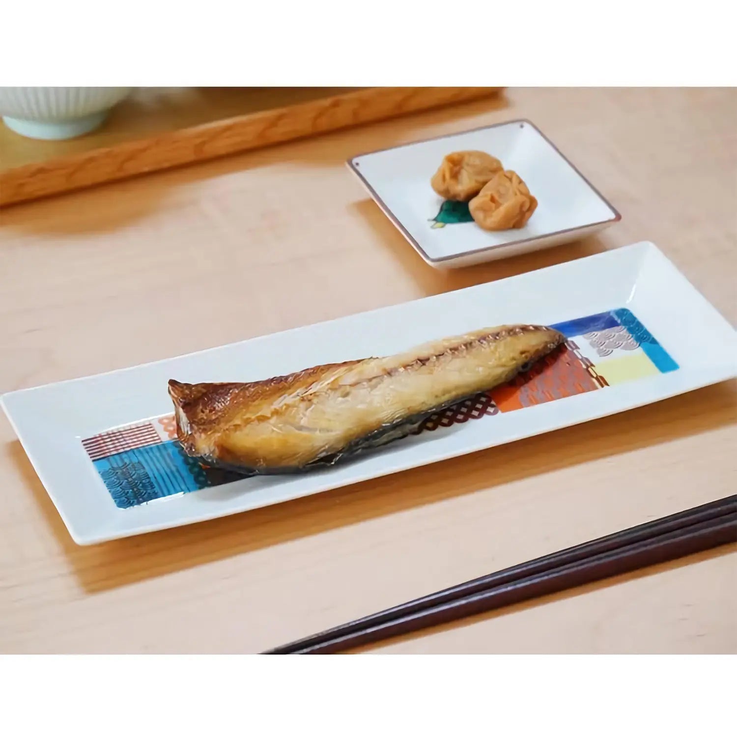 Premium Harekutani Kissho Porcelain Rectangular Plate - Japanese Rokkaku Style Tableware for Dining, Serving & Home Decor