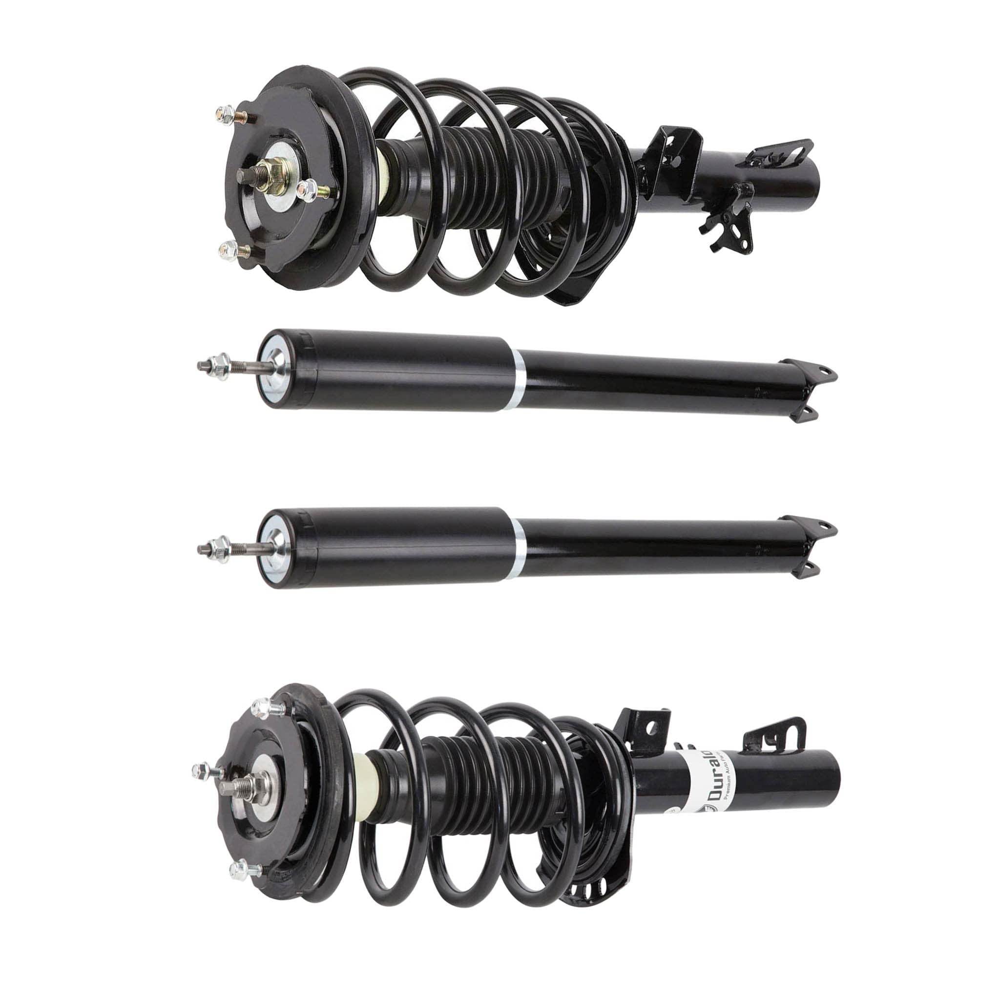 Duralo 1192-1860 Front & Rear Strut Spring Shocks for 1997-2002 Lincoln Continental - Premium Suspension Kit for Smooth Ride & Enhanced Handling - Perfect for City Commuting & Highway Driving