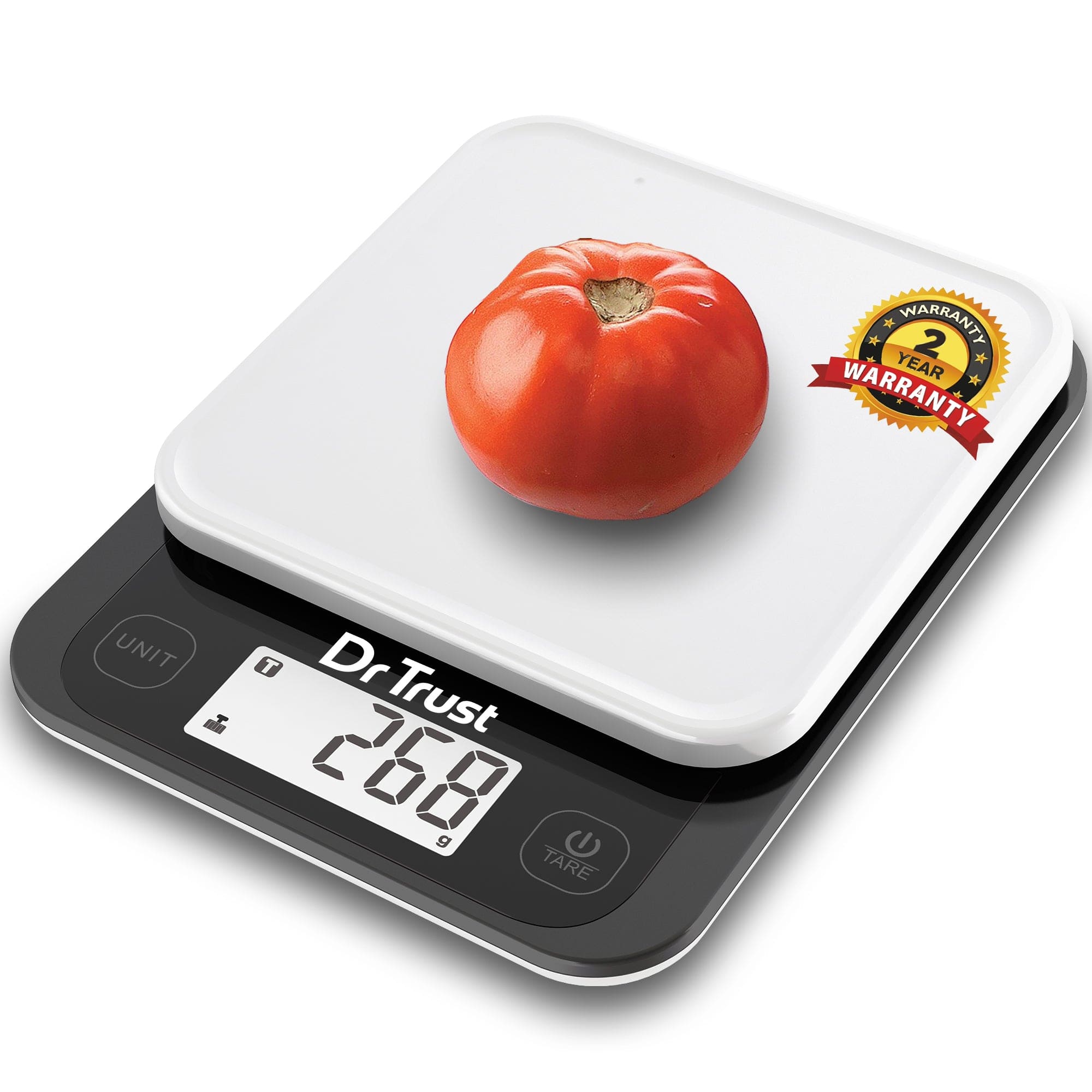 Dr Trust USA Digital Kitchen Scale 5kg - Precise Food Scale for Baking, Cooking & Portion Control with Tare Function - Perfect for Home, Shop & Healthy Diet Meal Prep