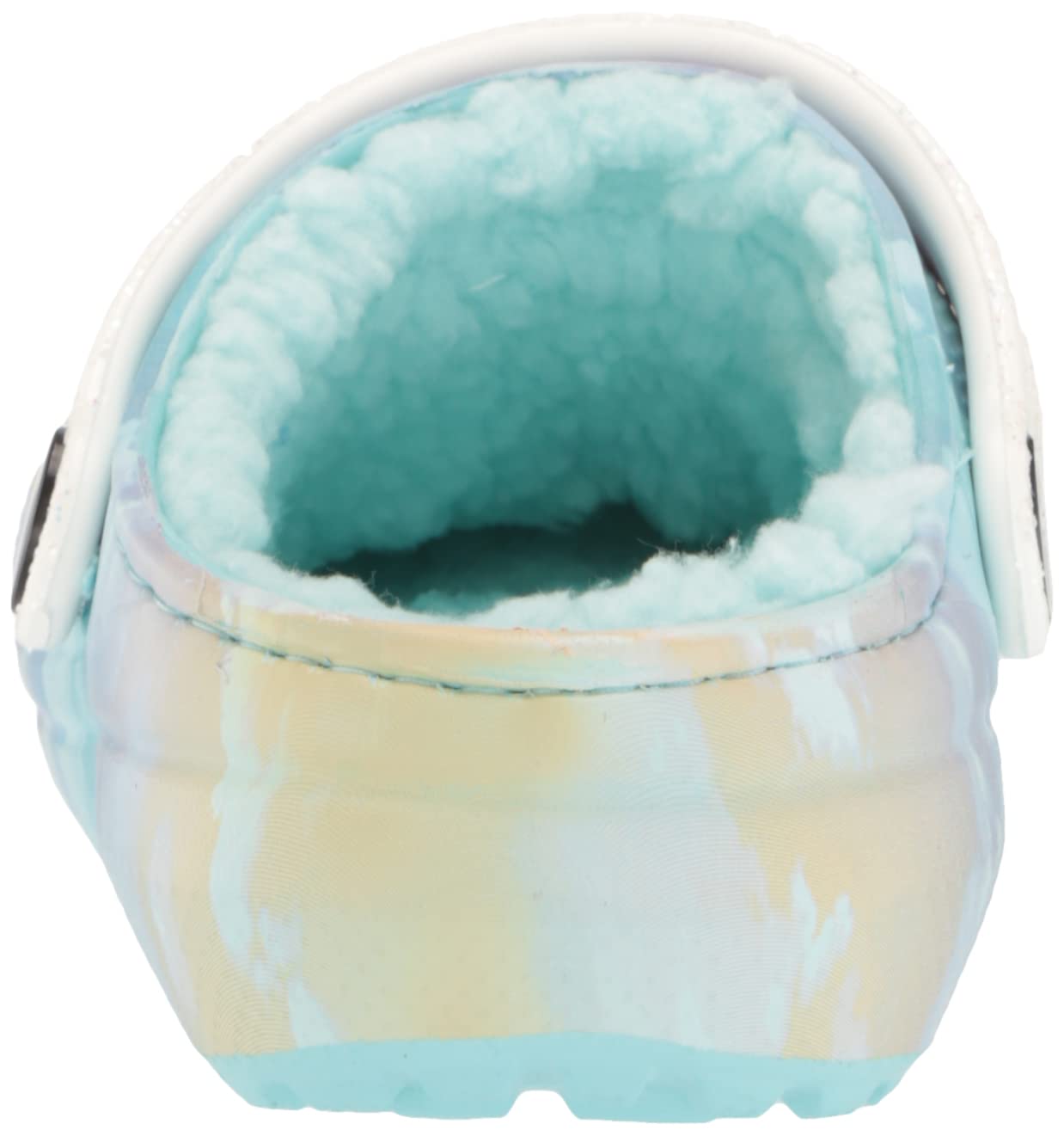 Crocs Kids Classic Marbled Tie Dye Lined Clogs - Unisex Slip-Resistant Comfort Shoes for Boys & Girls - Perfect for School, Play & Outdoor Activities