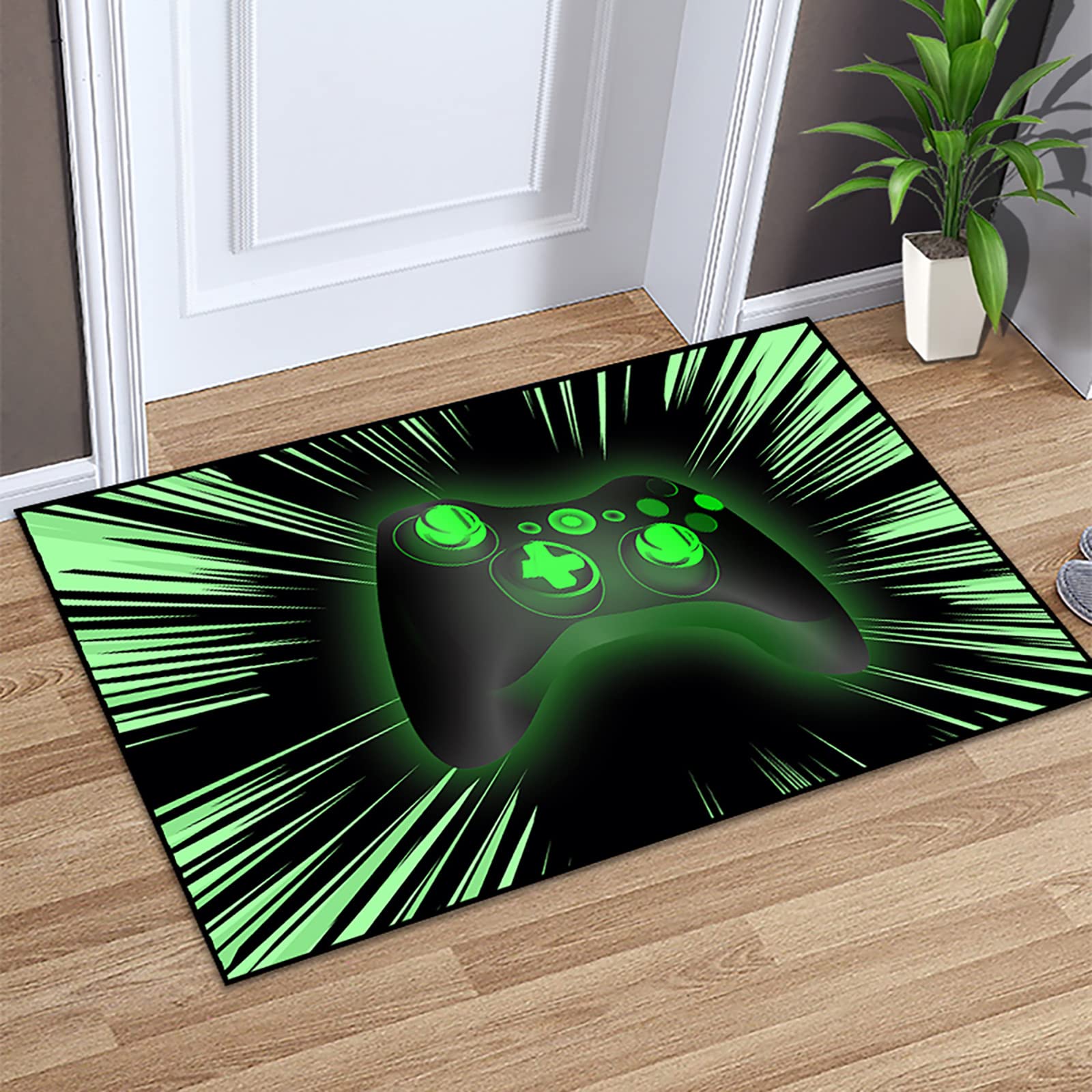 3D Gaming Rug - Video Game Controller Pattern Carpet for Boys & Teens - 35