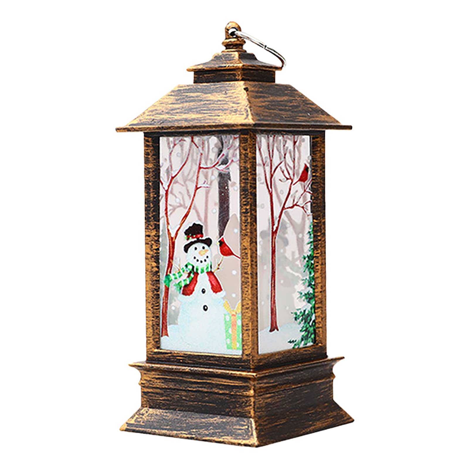 Outdoor LED Candle Lantern - Christmas Tabletop Decoration with Warm White Light, Battery Operated for Home, Garden, and Holiday Decor - Perfect for Xmas Gifts, Parties, and Cozy Ambiance