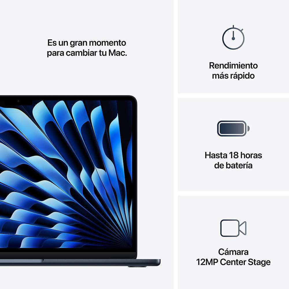 Apple MacBook Air 13-inch Laptop with M4 Chip (10-Core CPU, 10-Core GPU), 512GB SSD, Midnight Blue - Perfect for Students, Professionals & Remote Work