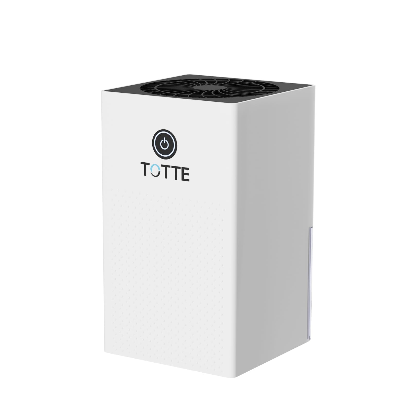 TOTTE 300 Sq. Ft. Energy Efficient Dehumidifier for Home & Basement - 33oz Water Tank, Ultra Quiet with Auto Shut Off - Portable Small Dehumidifier for Bedroom, Bathroom, RV, Closet - Perfect for Mold Prevention & Clothes Drying - White