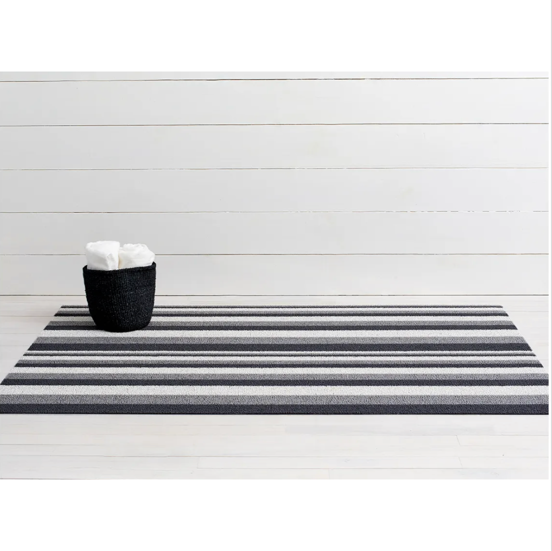 Chilewich Indoor/Outdoor Shag Utility Mat - Bounce/Moonlight - 24x36 - Perfect for Entryway, Patio & High-Traffic Areas