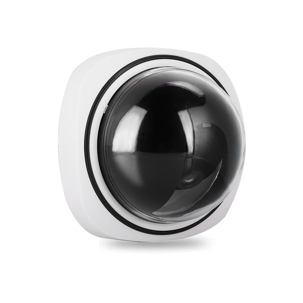 Dioche Dome Security Camera - Indoor/Outdoor Dummy Surveillance Camera with Realistic Design for Home & Office Security - Perfect for Deterring Burglars, Monitoring Entryways, and Enhancing Property Safety