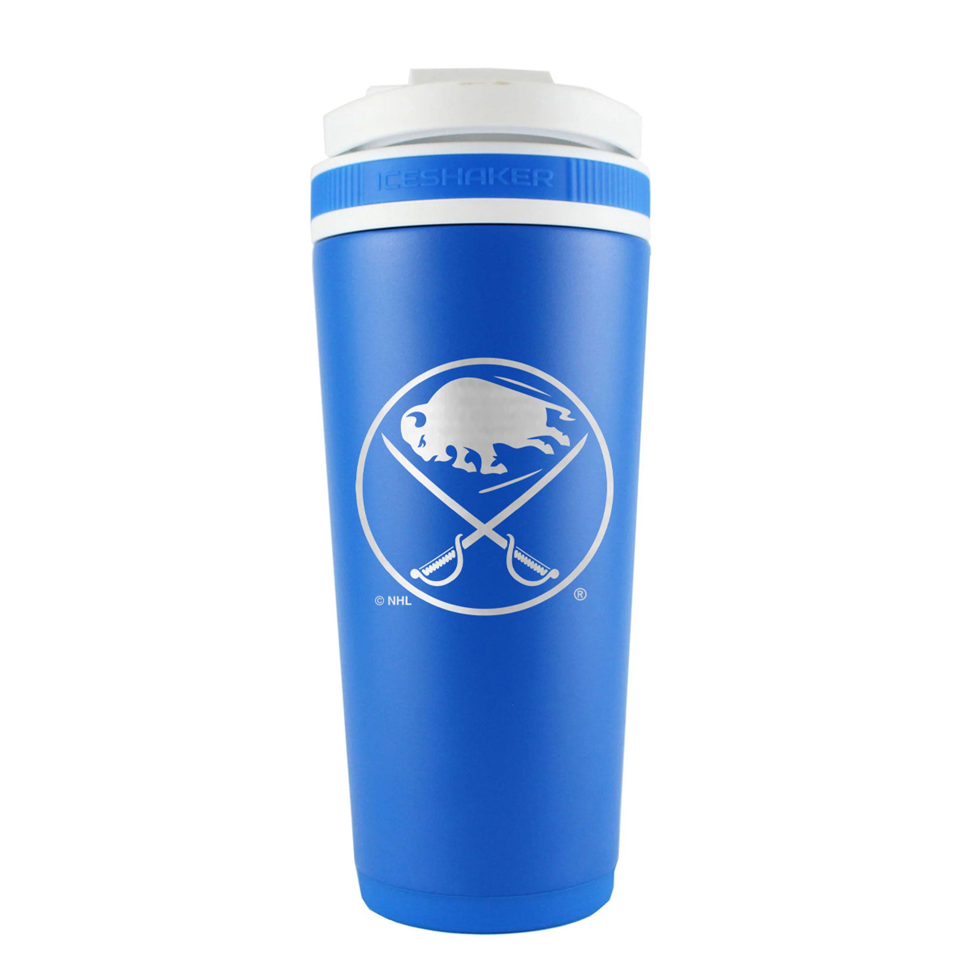 Officially Licensed Buffalo Sabres 26oz Stainless Steel Water Bottle with Ice Retention - Perfect for Hockey Games, Gym Workouts & Outdoor Activities