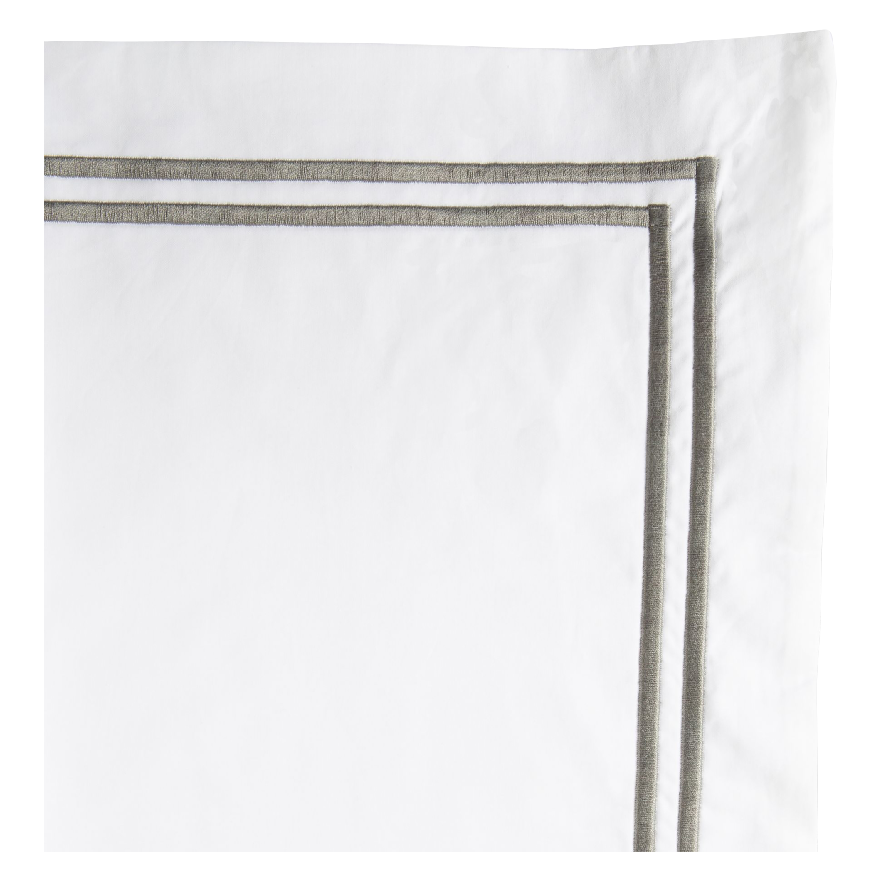 Elte Satin Stitch Sham Pillowcase - Luxury Bedding Set for Home Decor, Hotel & Airbnb Use - Soft & Breathable Cotton Blend for Ultimate Comfort