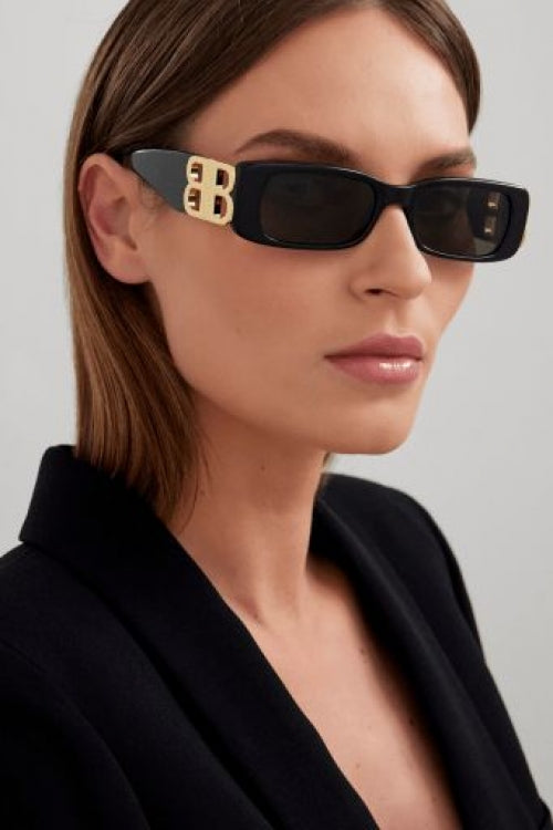 Balenciaga BB0096S Designer Sunglasses for Women & Men - UV Protection, Luxury Fashion Shades for Outdoor, Driving & Travel