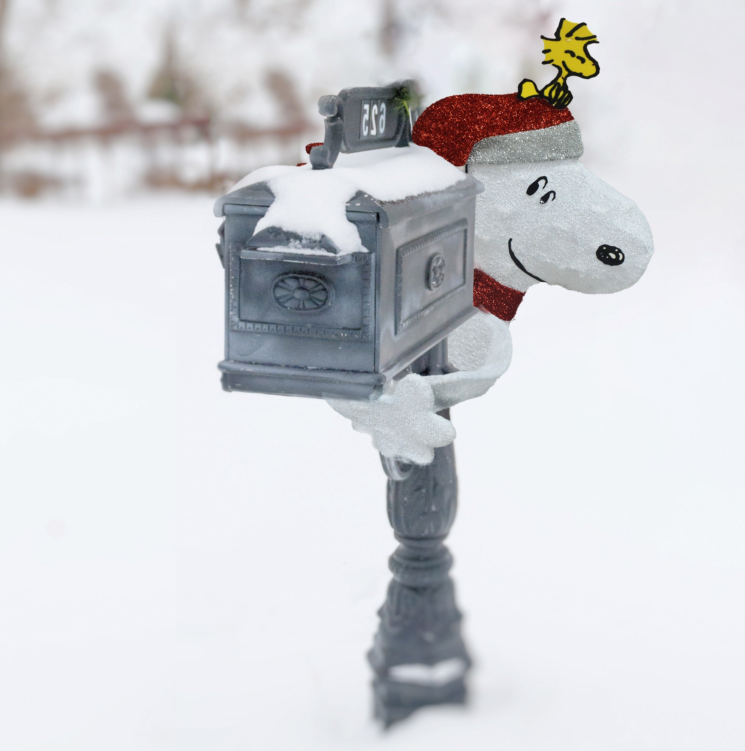 12 Peanuts® 2D Snoopy and Woodstock Hugger Christmas Ornament - Festive Holiday Decor for Tree, Home, and Office