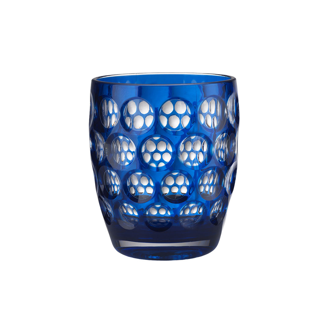 Premium 6-Piece Blue Tumbler Set - Shatterproof & BPA-Free Drinking Glasses for Parties, Picnics, and Everyday Use