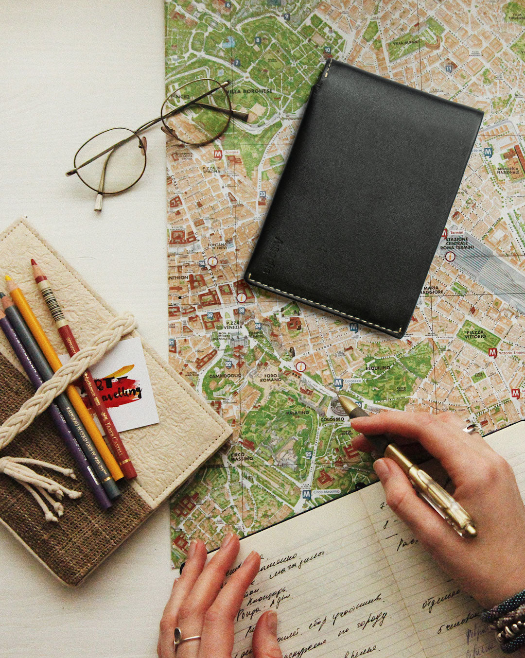 Orbit RFID Blocking Travel Wallet - Secure Passport Holder & Credit Card Organizer for International Trips & Air Travel
