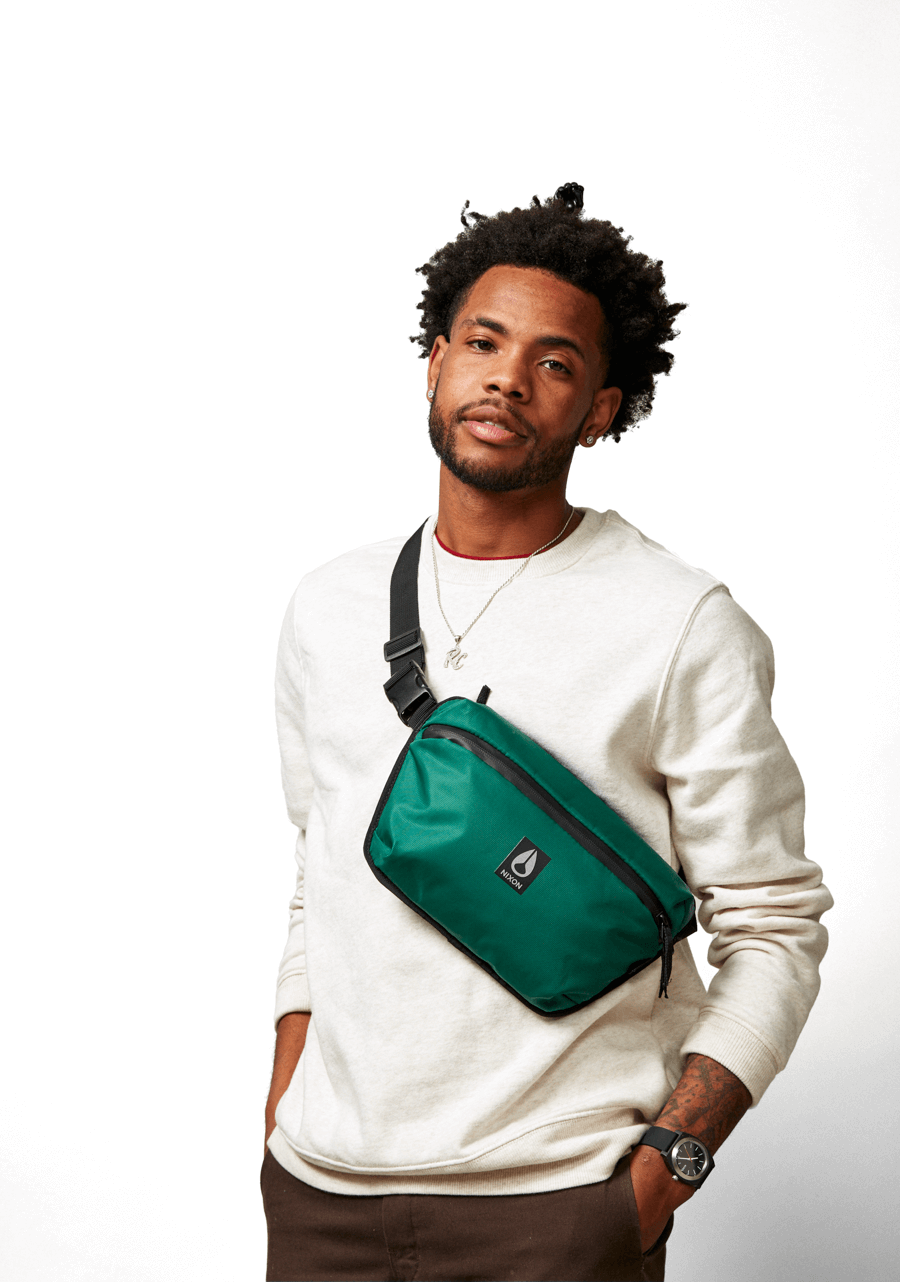 Day Trippin Sling Bag - Lightweight Crossbody Purse for Women & Men, Green - Perfect for Travel, Hiking, and Everyday Use