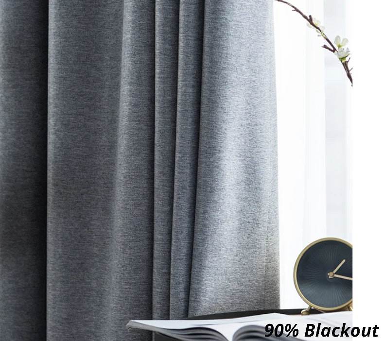 Mila Linen Curtain Swatch Samples - Premium Natural Linen Fabric for Drapes & Window Treatments - Perfect for Living Room, Bedroom & Home Decor