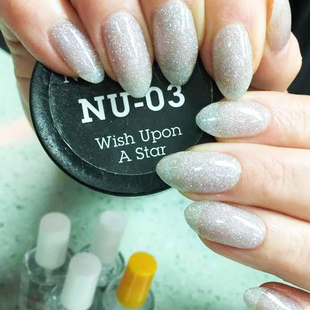 Nugenesis Dip Powder NU 03 Wish Upon A Star - Professional Nail Art Kit for Long-Lasting Manicures | Perfect for Home Salon, DIY Nails & Special Occasions