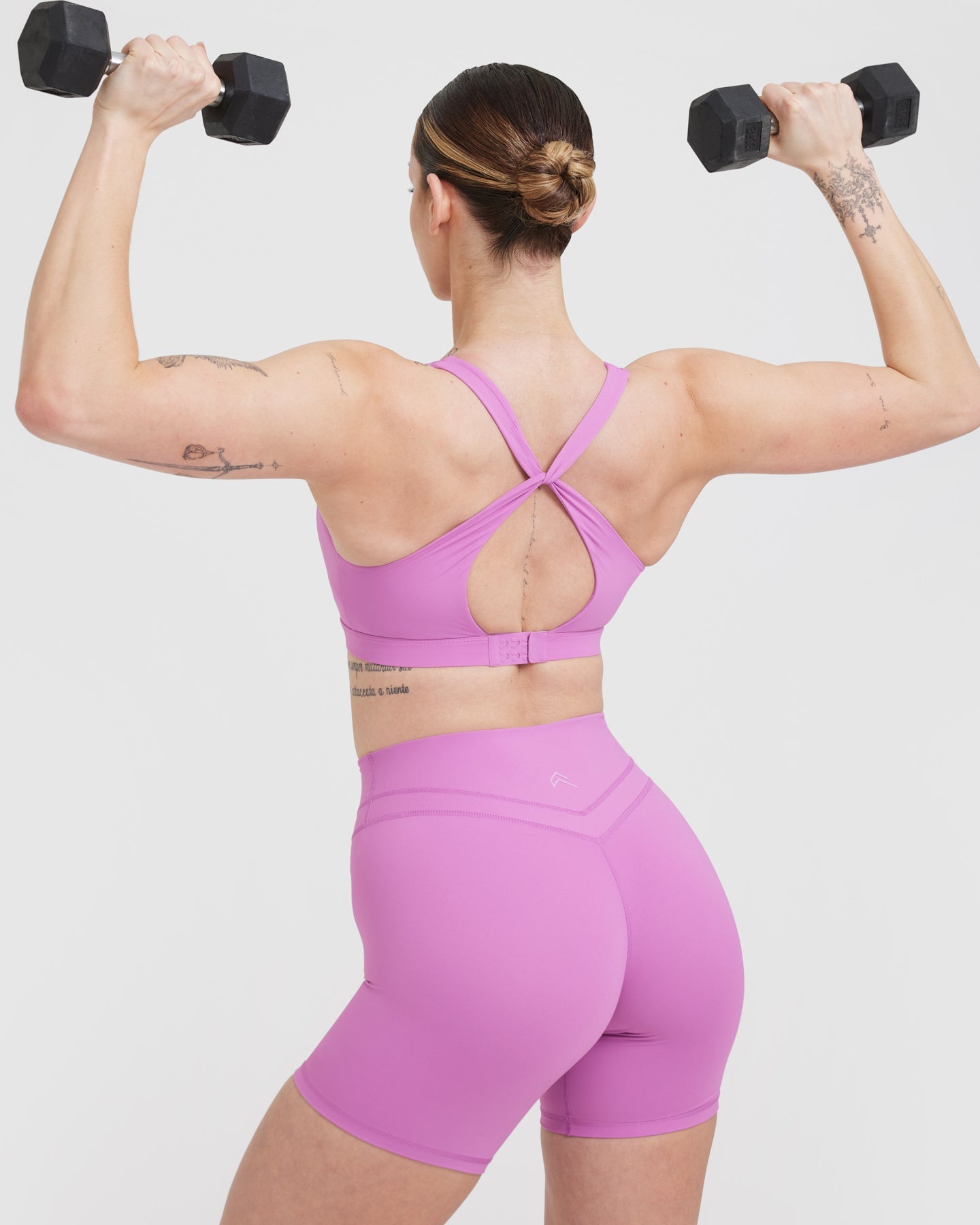 High Support Orchid Purple Sports Bra for Women - Seamless Workout Top for Running, Yoga & Gym