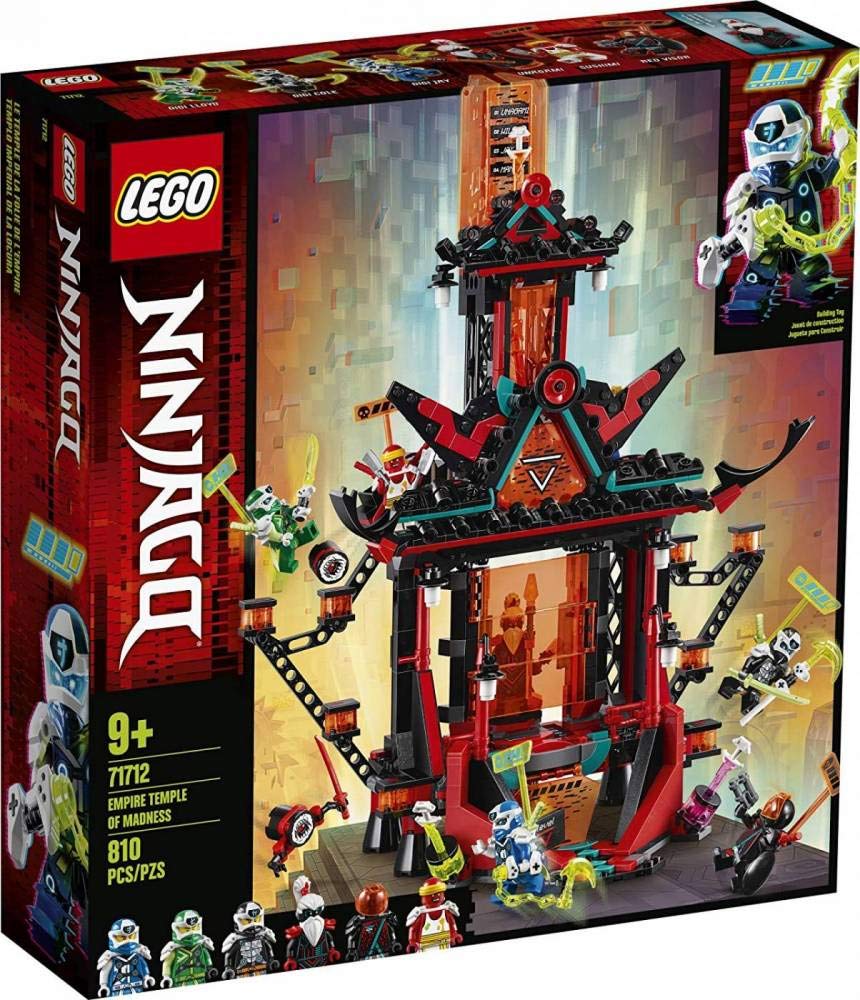 LEGO NINJAGO Empire Temple of Madness 71712 Building Kit - 810 Pieces Ninja Temple Playset for Kids, Collectible Construction Toy for Creative Play & Display | Perfect for Birthday Gifts & Home Decoration