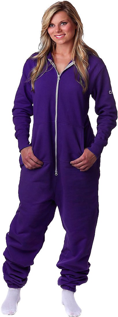 CoZone Global Unisex Hooded Jumpsuit Adult Onesie - Soft Fleece Pajamas for Men & Women, Warm Winter Sleepwear for Cold Weather, Perfect for Lounging, Netflix Nights & Cosplay Costumes