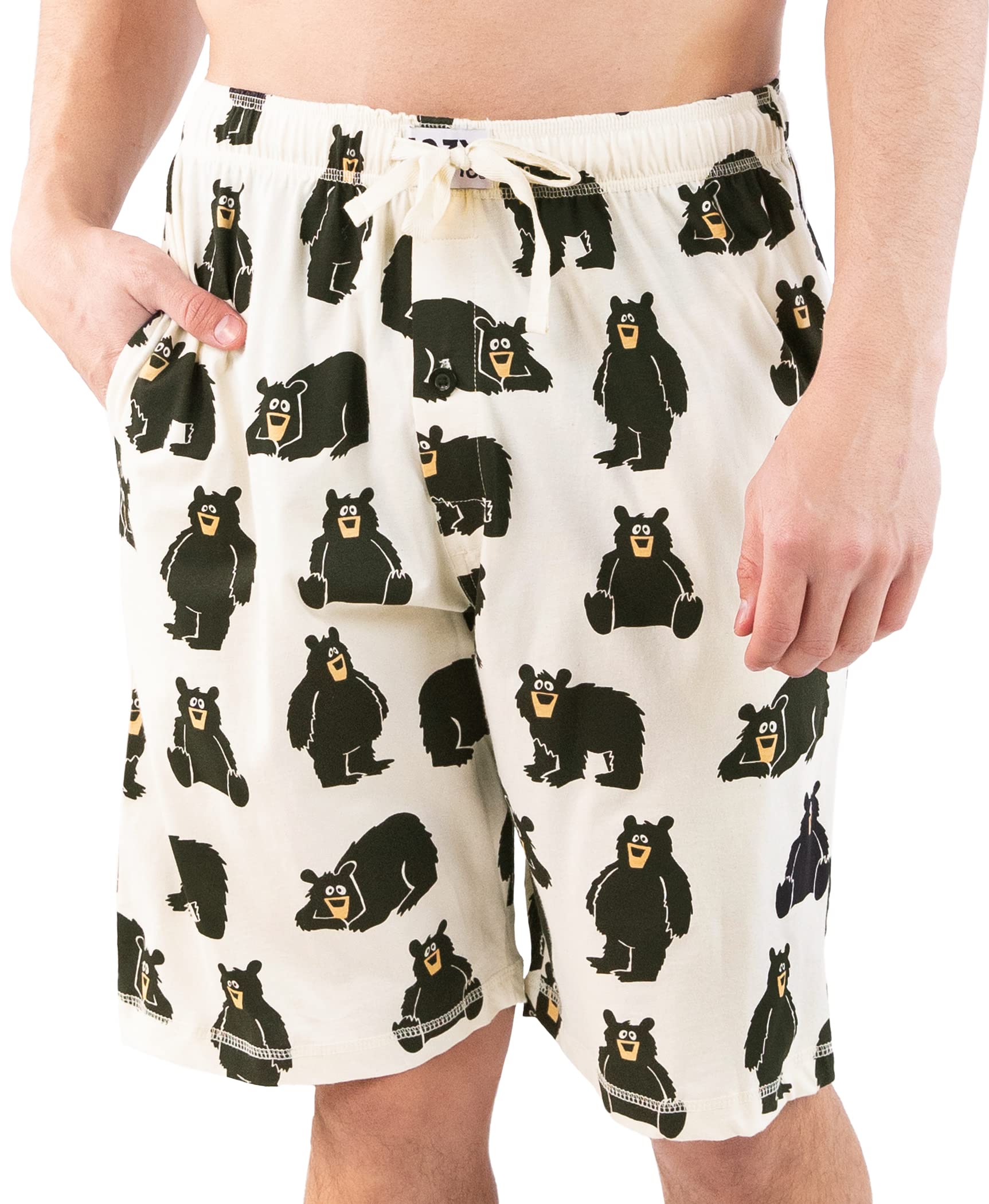 Lazy One Men's Pajama Shorts - Soft Cotton Sleepwear & Lounge Pants for Comfortable Sleep, Relaxing at Home or Summer Nights