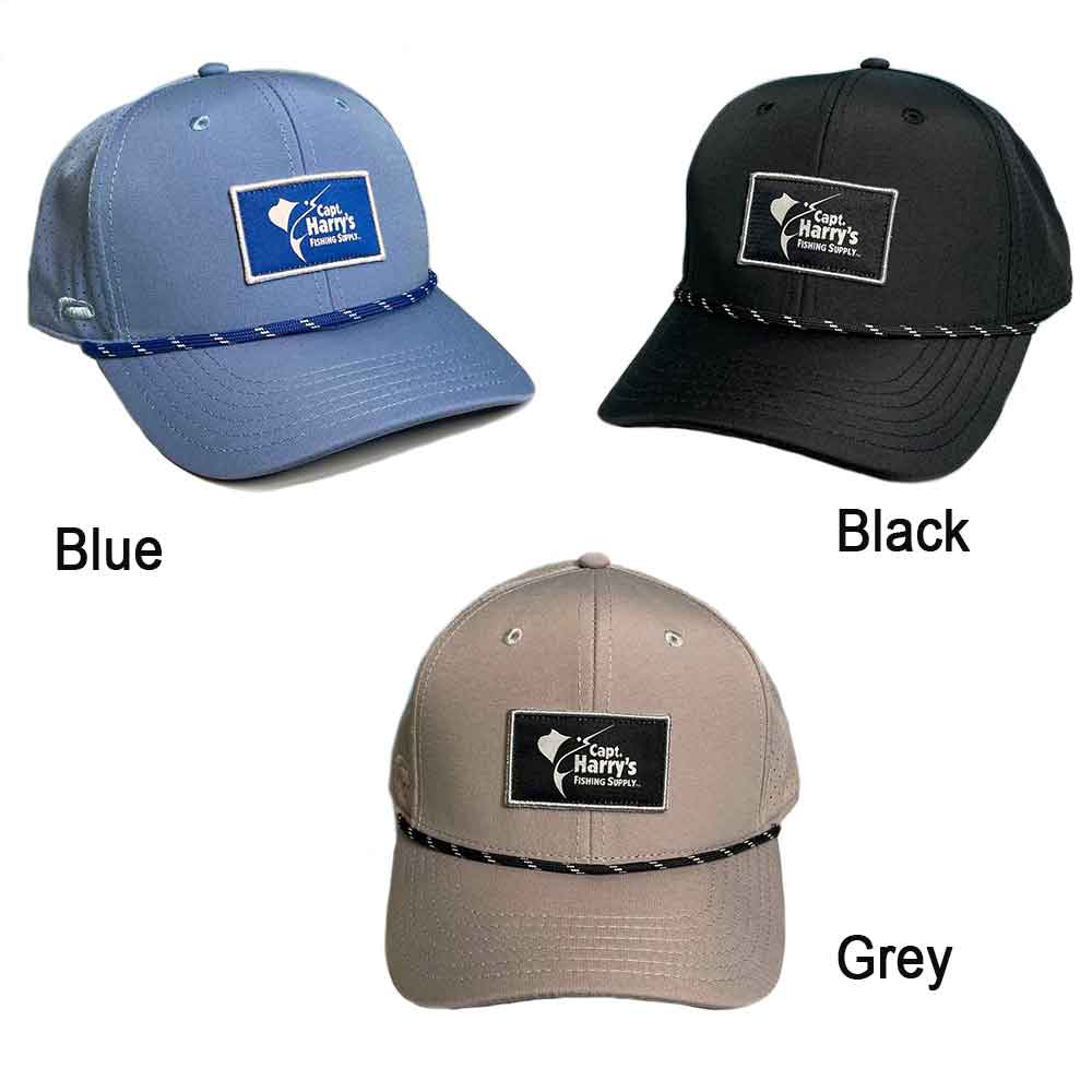 Capt. Harry's Performance Hat - Durable & Comfortable Rec Patch Cap for Outdoor Activities, Hiking, and Sports | Adjustable & Breathable Design