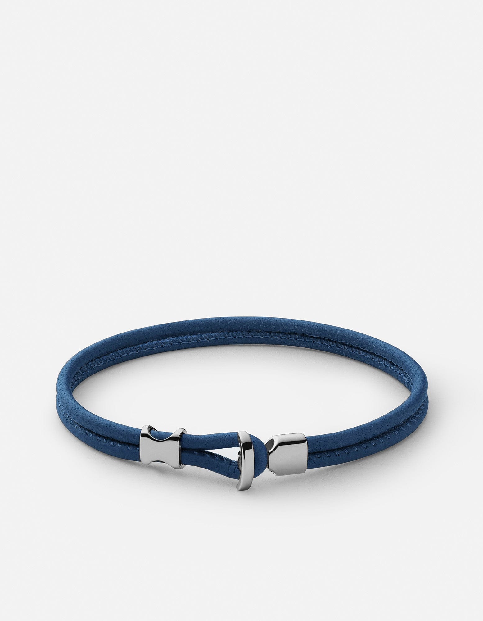 Orson Loop Leather Bracelet for Women - Sterling Silver Adjustable Wrap Bracelet - Boho Chic Jewelry for Casual Wear & Everyday Fashion