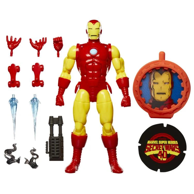Secret Wars Marvel Legends Iron Man 6-Inch Action Figure - Collectible Superhero Toy for Display & Play - Perfect for Marvel Fans, Gift Giving & Comic Book Collections