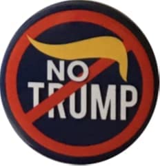 Anti-Trump Buttons - Set of 8 Political Protest Pins (2.25 Inch) for Backpacks, Jackets & Hats | Great for Campaigns, Rallies & Activism