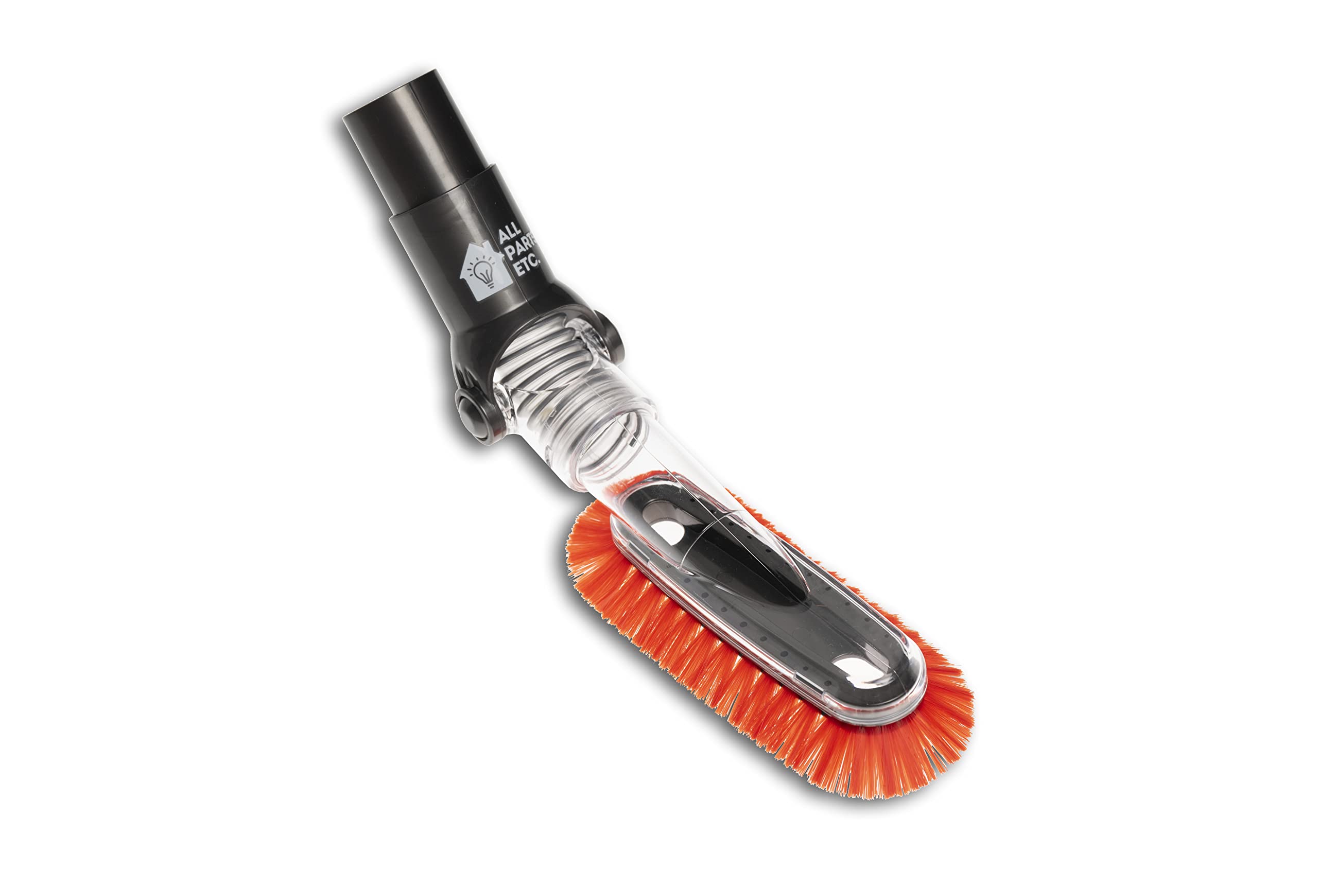 Multi-Angle Flexible Soft Bristle Dusting Brush - Compatible with Shark Red Brush - Gentle Cleaning for Delicate Surfaces, Ceiling Fans, Furniture - Perfect for Home, Office & Car Detailing