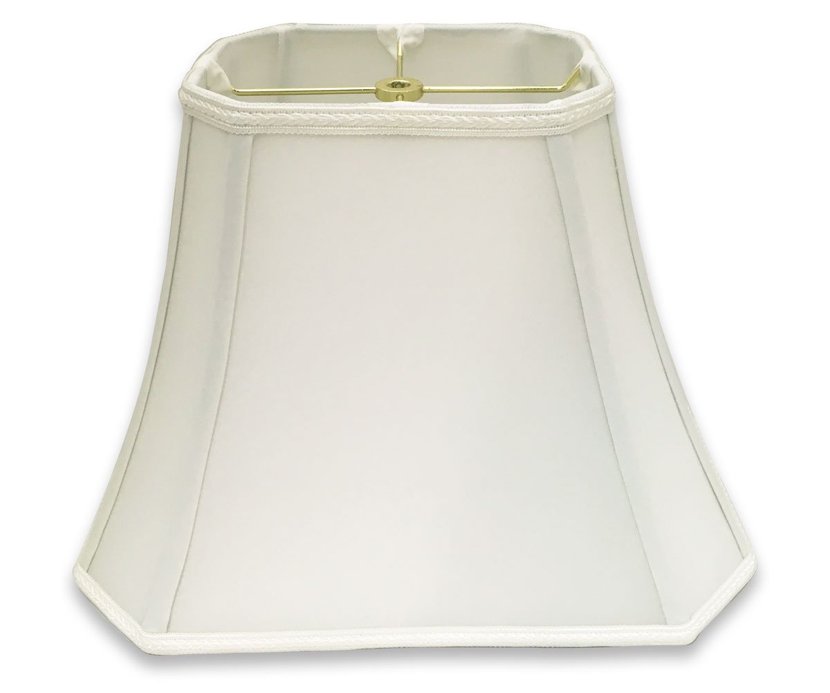 Royal Designs DSO-68-16WH-2 White Lampshades 16 Inch - 2 Pack Set for Bedroom, Living Room & Office Lighting Decor