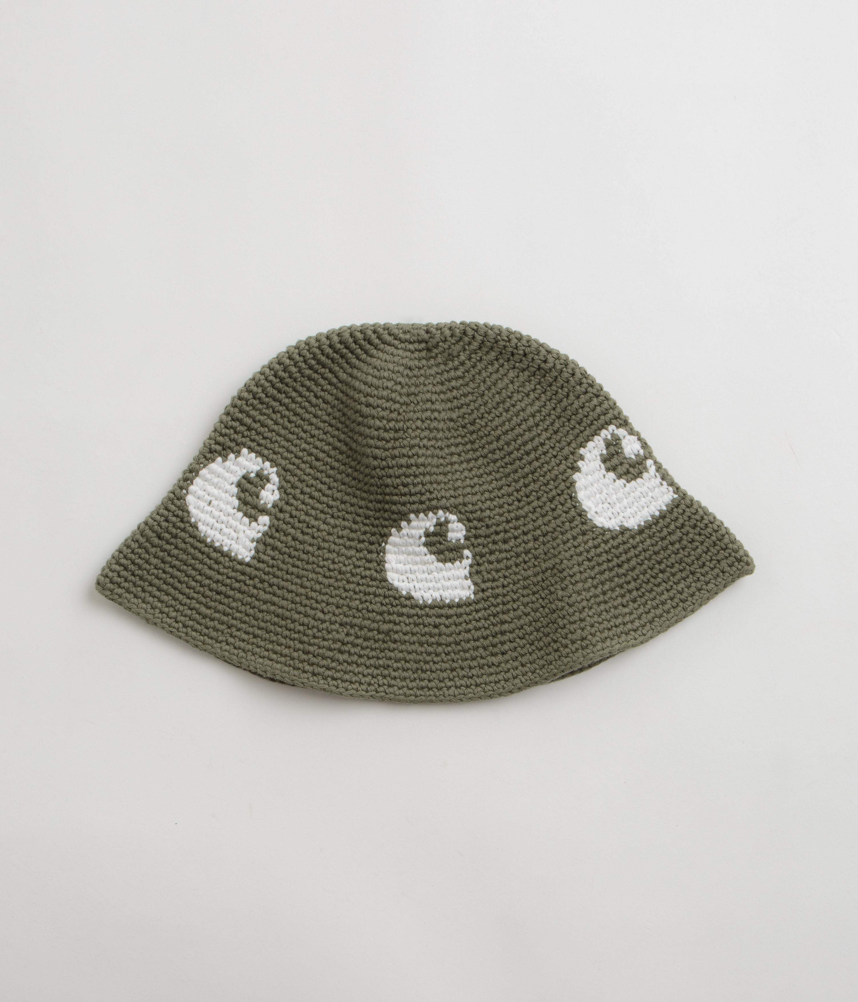 Carhartt Cane Bucket Hat - Dollar Green & White | Outdoor Work & Summer Sun Protection Hat for Men & Women