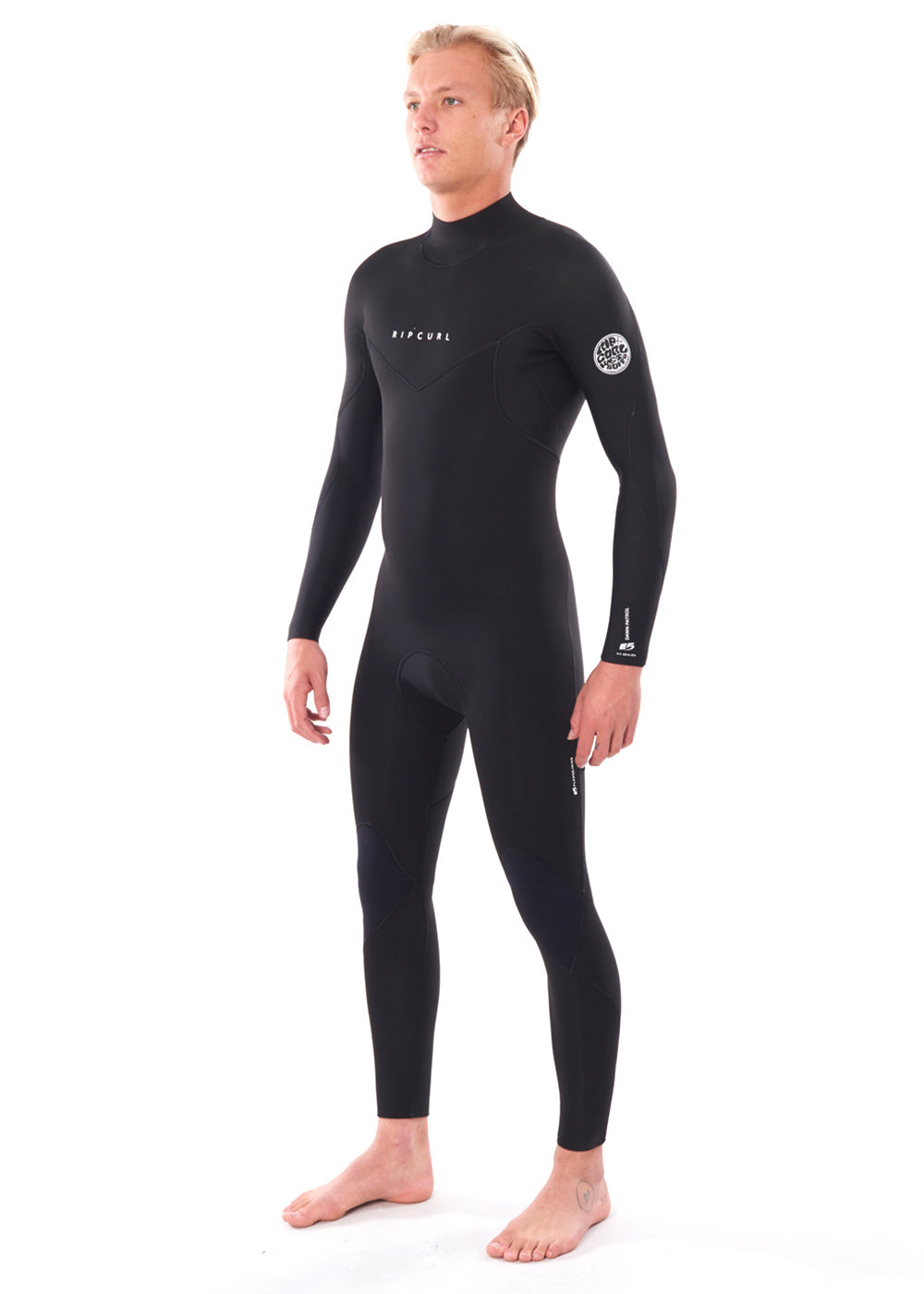Rip Curl Men's Dawn Patrol 3/2mm Back Zip Full Wetsuit for Surfing, Diving & Water Sports | Premium Neoprene Thermal Protection