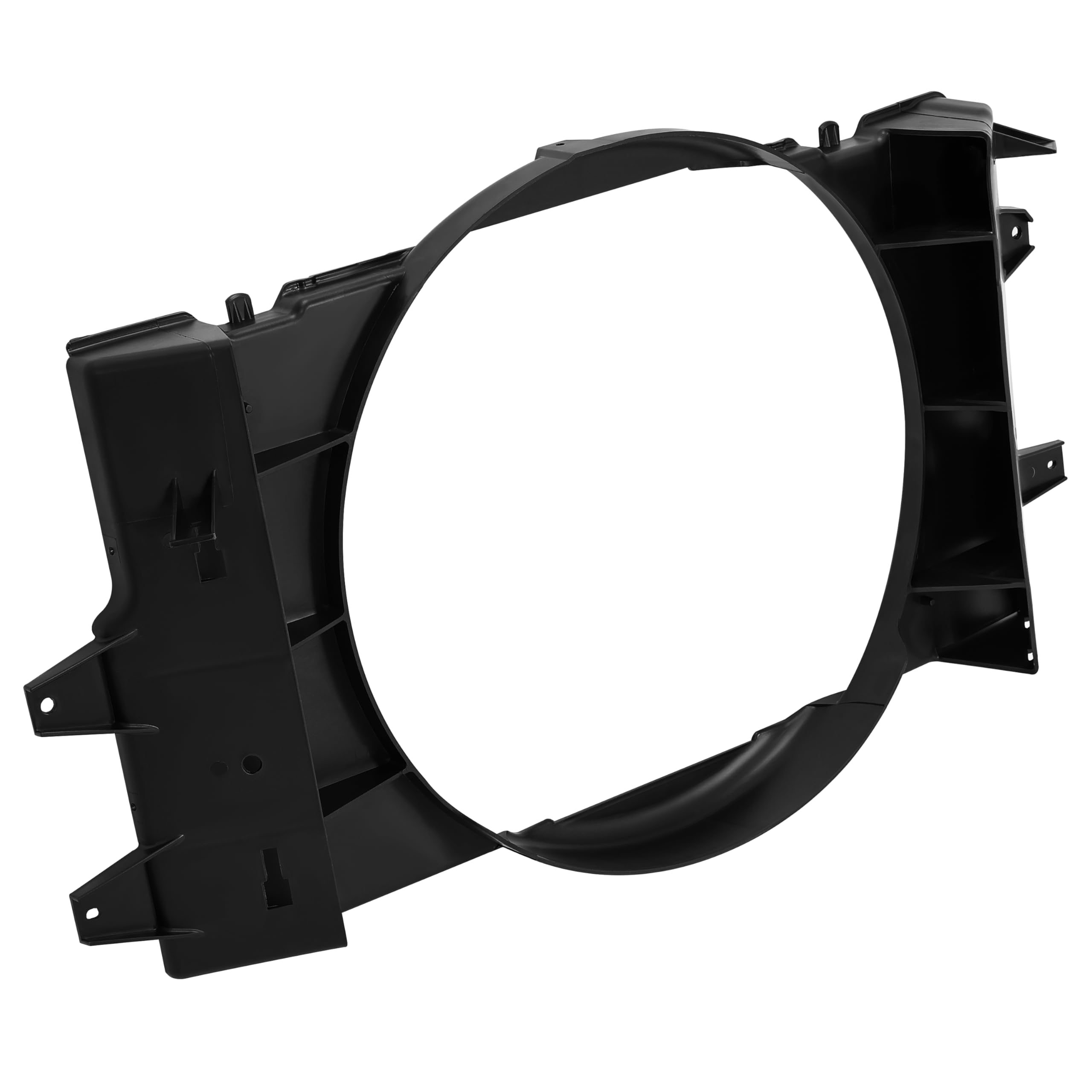 HECASA Replacement Fan Shroud for 1994-2002 Dodge Ram 2500 3500 - Compatible with 52028003AB - Durable Glass Fiber Reinforced Polypropylene Radiator Cooling Fan Cover (Black) - Perfect for Engine Cooling System Maintenance & Repair