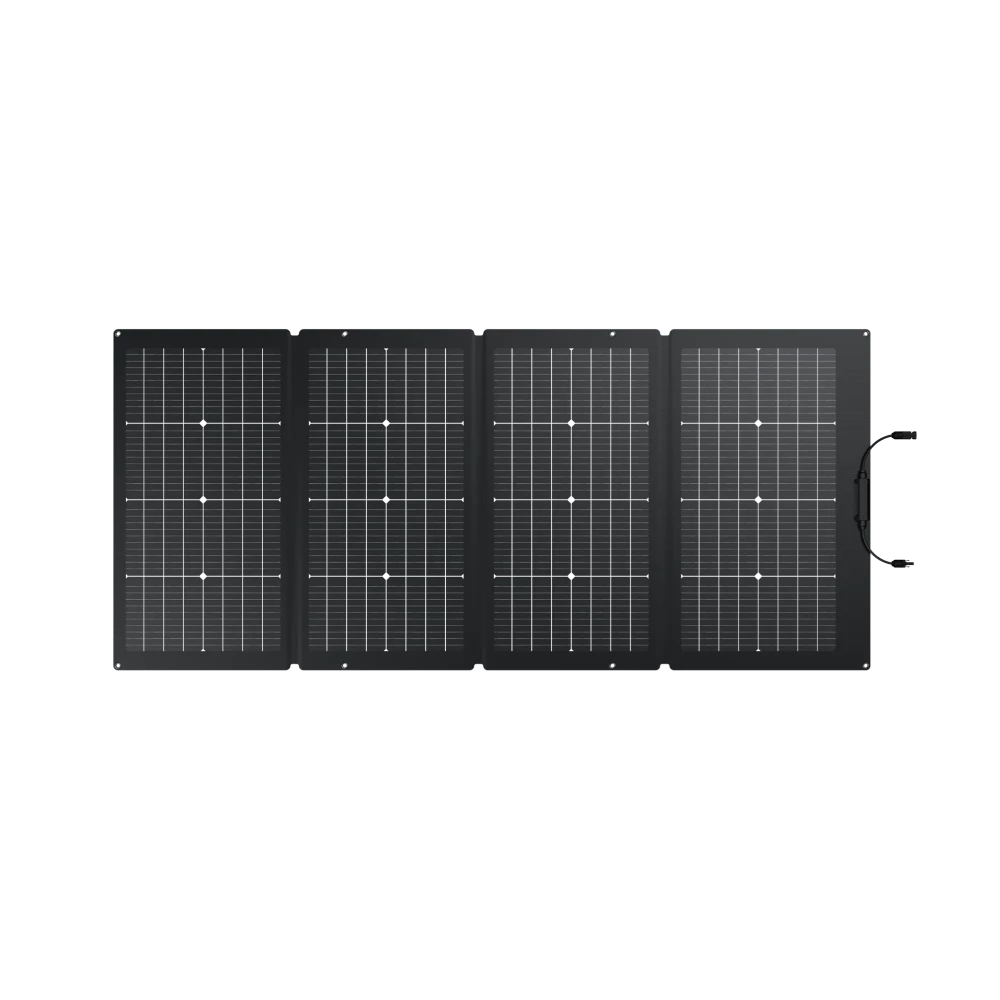 EcoFlow 220W Portable Solar Panel for Camping, RV & Off-Grid Power - Lightweight Foldable Solar Charger for Outdoor Adventures & Emergency Backup