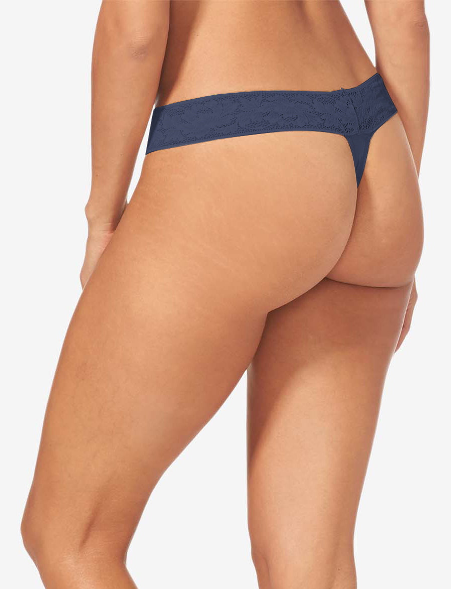 Sexy Women's Lace Thong Panties - Ultra Soft Second Skin Underwear for Everyday Comfort | Perfect for Date Night, Bridal Lingerie & Special Occasions