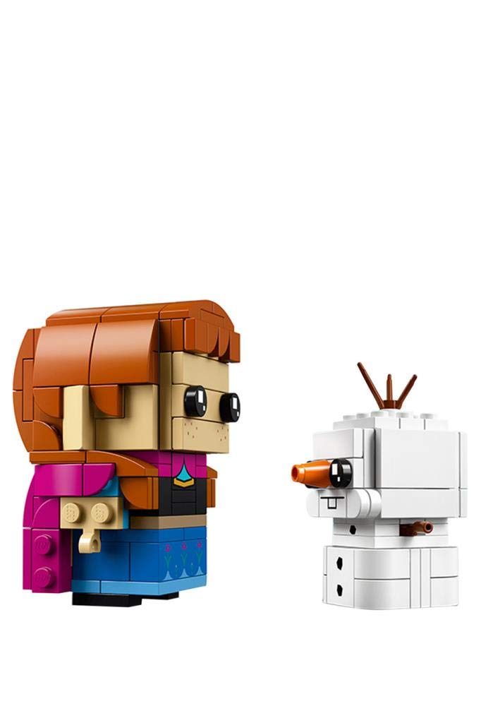 LEGO BrickHeadz Anna & Olaf Disney Frozen Building Kit - 227 Pieces, Collectible Toy for Kids & Adults - Perfect for Disney Fans, Birthday Gifts & Home Decor