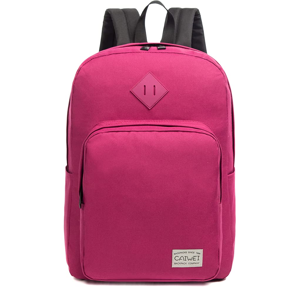 Classic Black School Backpack for College & Travel - Laptop Backpack for Boys & Girls