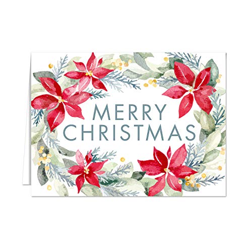 Merry Christmas Poinsettia