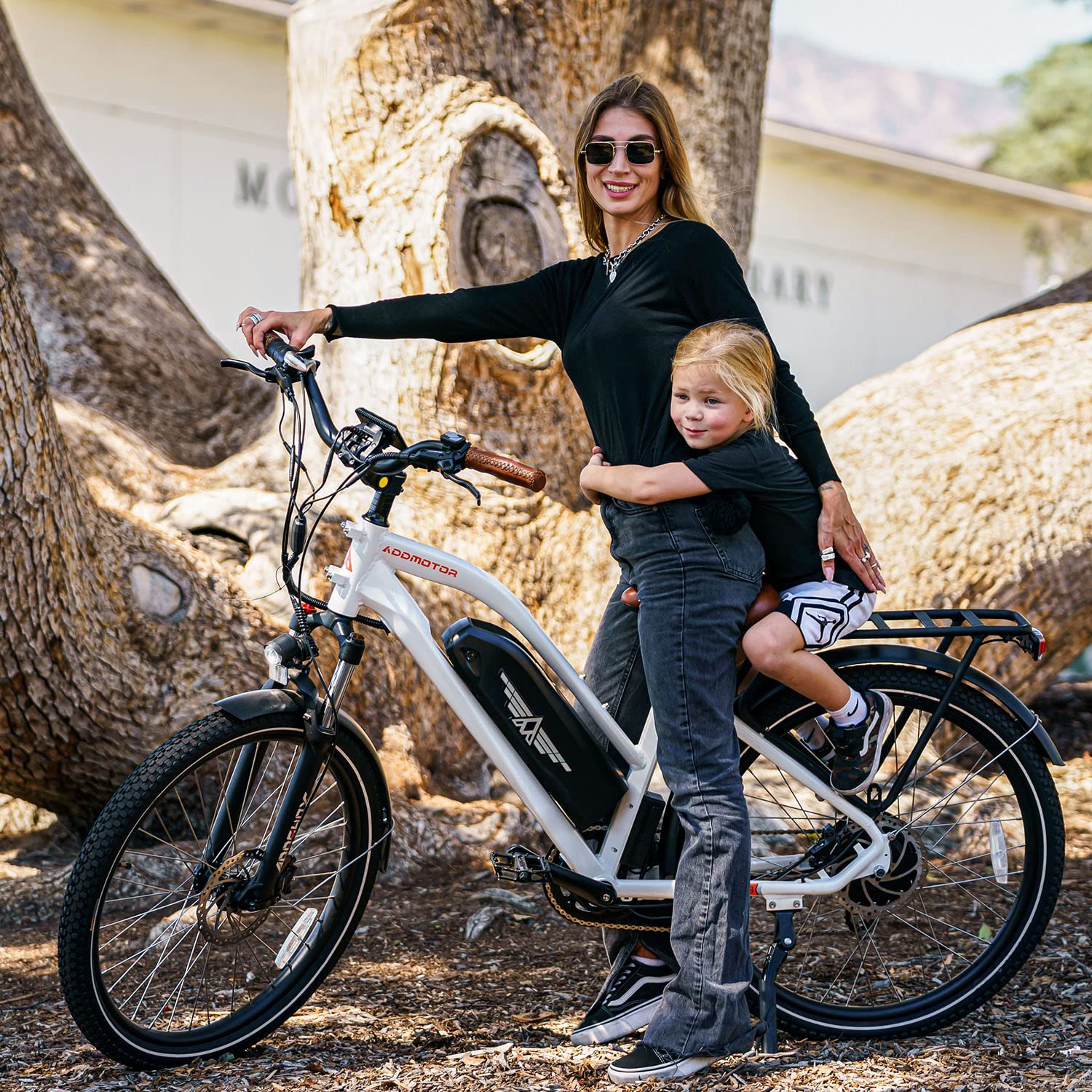ADDMOTOR CITYPRO E-43 500W Electric Bike for Adults - 720WH 48V 15Ah UL Certified Battery, 95 Mile Range, 26