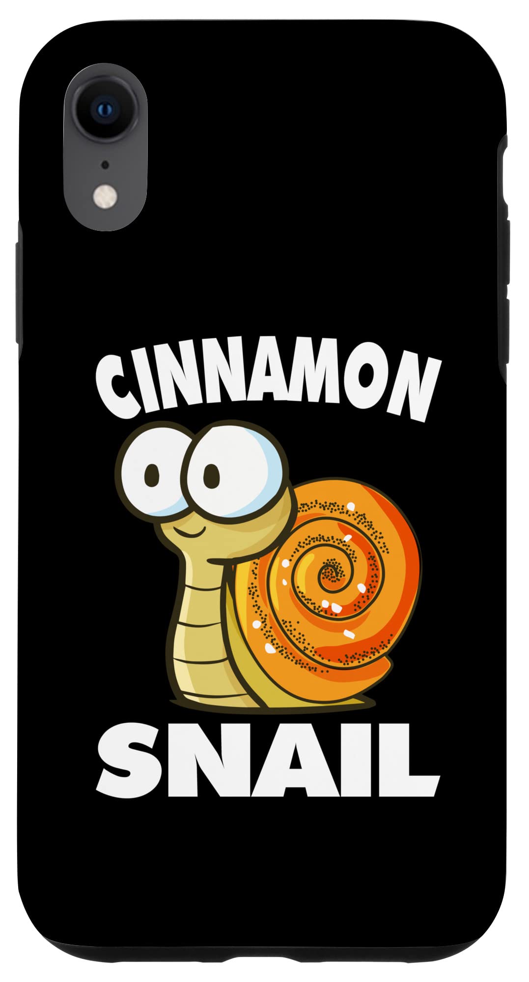 Premium iPhone XR Case - Cinnamon Snail Cookies Design | Slim Protective Cover for Everyday Use, Work & Travel