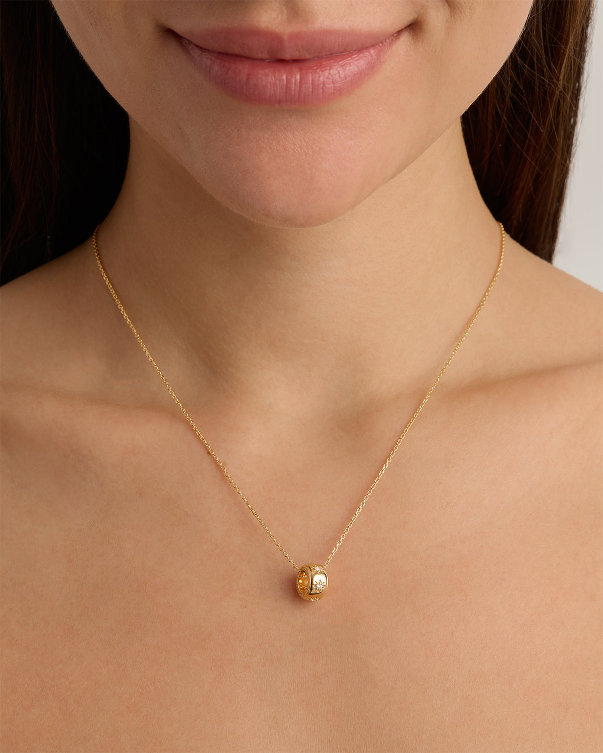 18K Gold Vermeil Lotus Petal Charm Necklace - New Beginnings Jewelry for Women, Elegant Gift for Birthday, Anniversary & Special Occasions